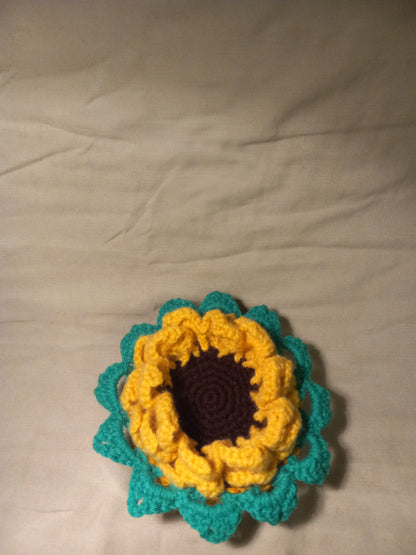 flower coasters with holder